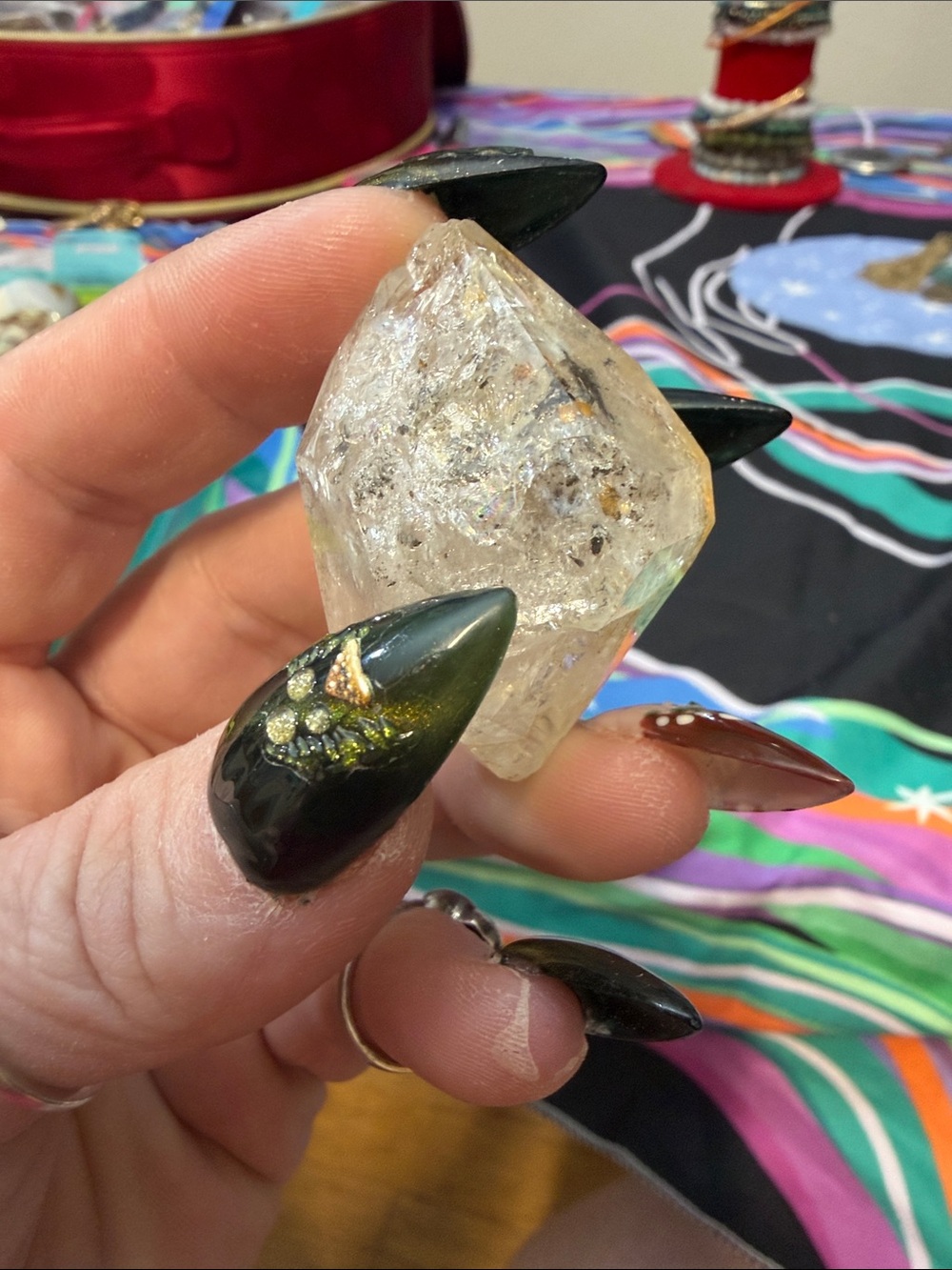 Herkimar diamond  Crystal Point - Natural Clear Color raw free form